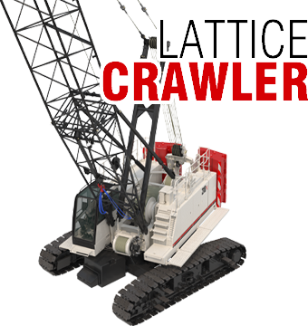 Lattice crawler crane