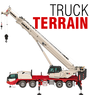 Truck terrain crane