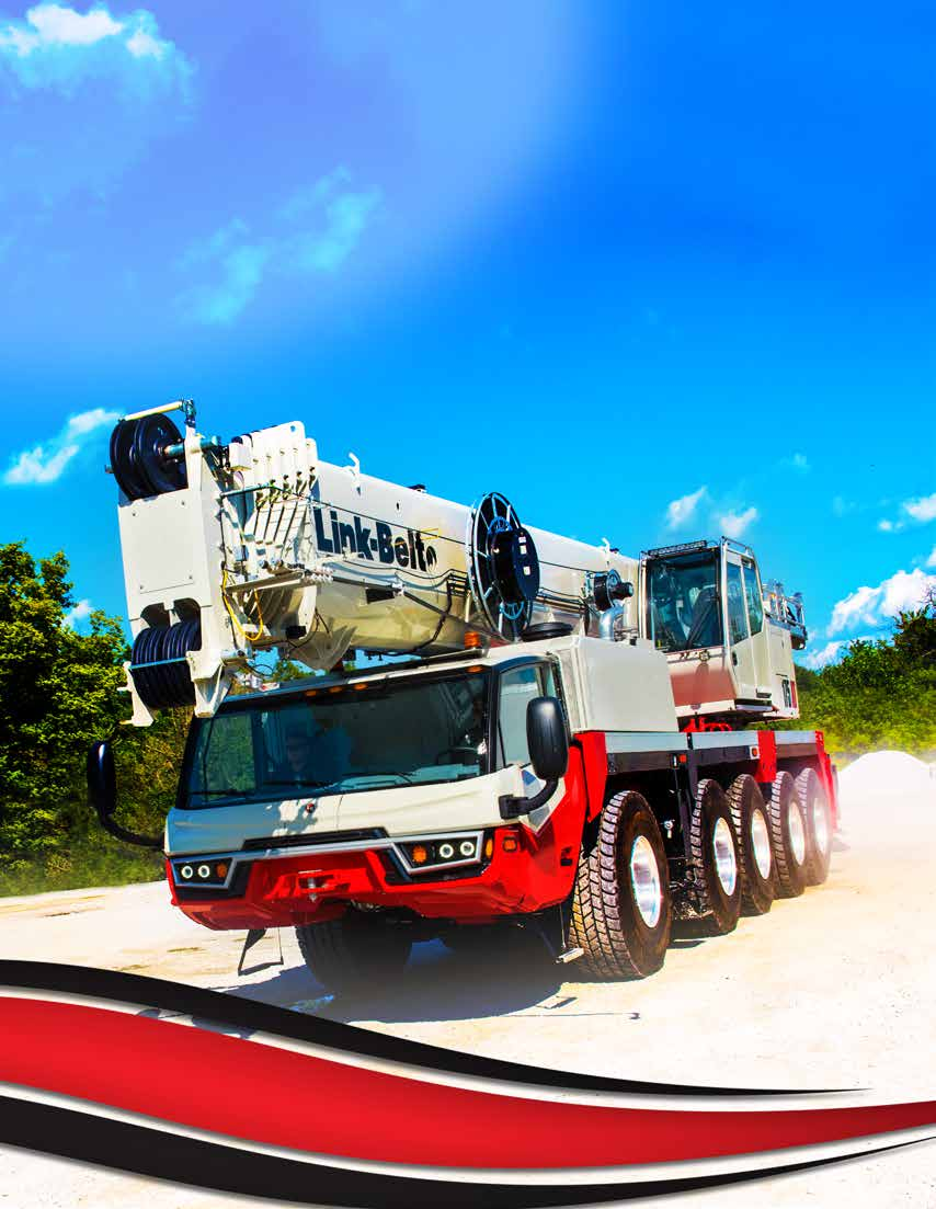 Link-Belt 175|AT all terrain crane on a jobsite
