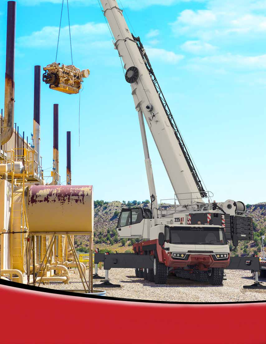 Link-Belt 225|AT all terrain crane on a jobsite
