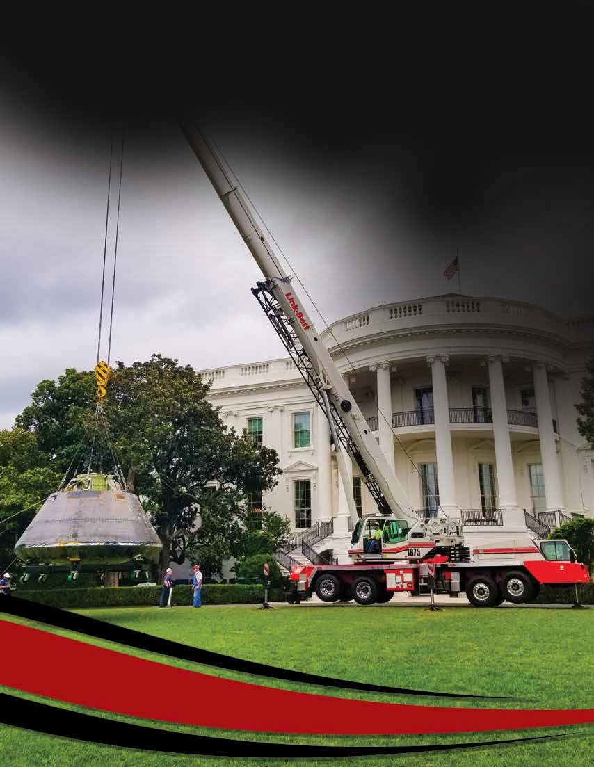 Link-Belt HTT-8675 | Series II truck terrain crane on a jobsite