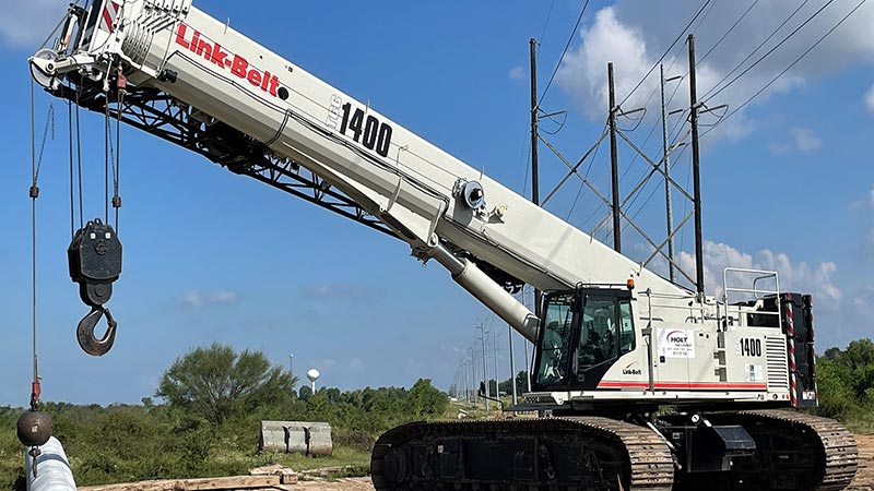 Used Link-Belt cranes